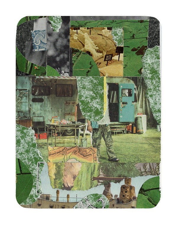 Collage John French 4. The Van